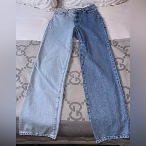 Garage 90s Straight Jean Two-Tone Blue Indigo
